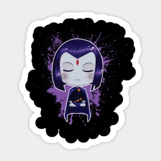 Chibi Raven Sticker